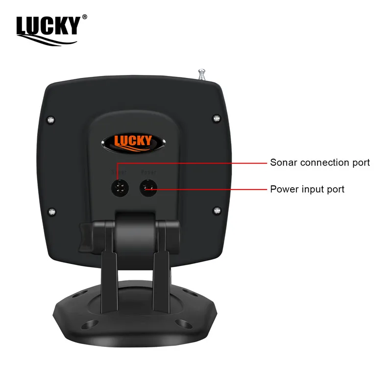 LUCKY FF918-C180S Buscador de pesca con cable 540 pies/180 m Sonda de profundidad Detector de peces Monitor ecosonda para pescar desde un barco - imagen 5