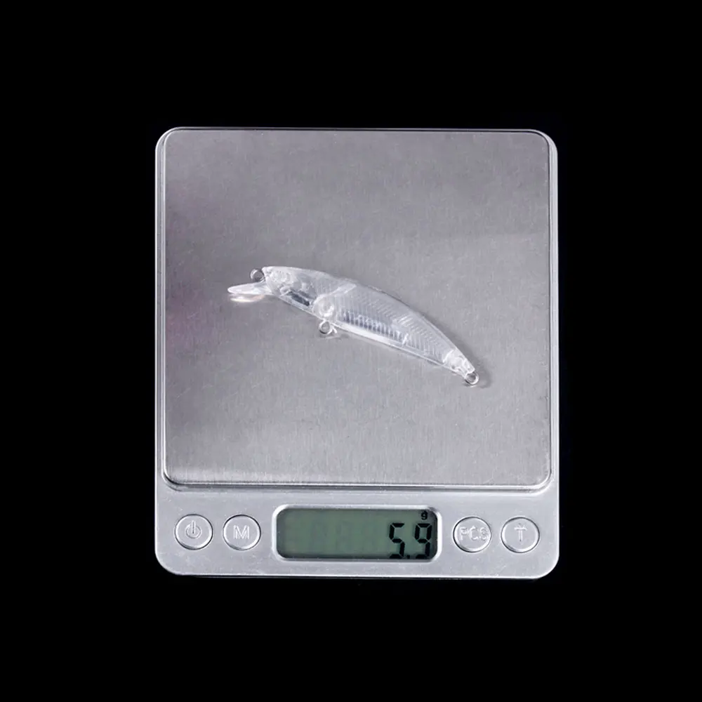 Señuelos de Pesca sin pintar, cebo duro en blanco, 20 piezas, 6,8 m, 6,5g, Minnow, Wobblers - imagen 4