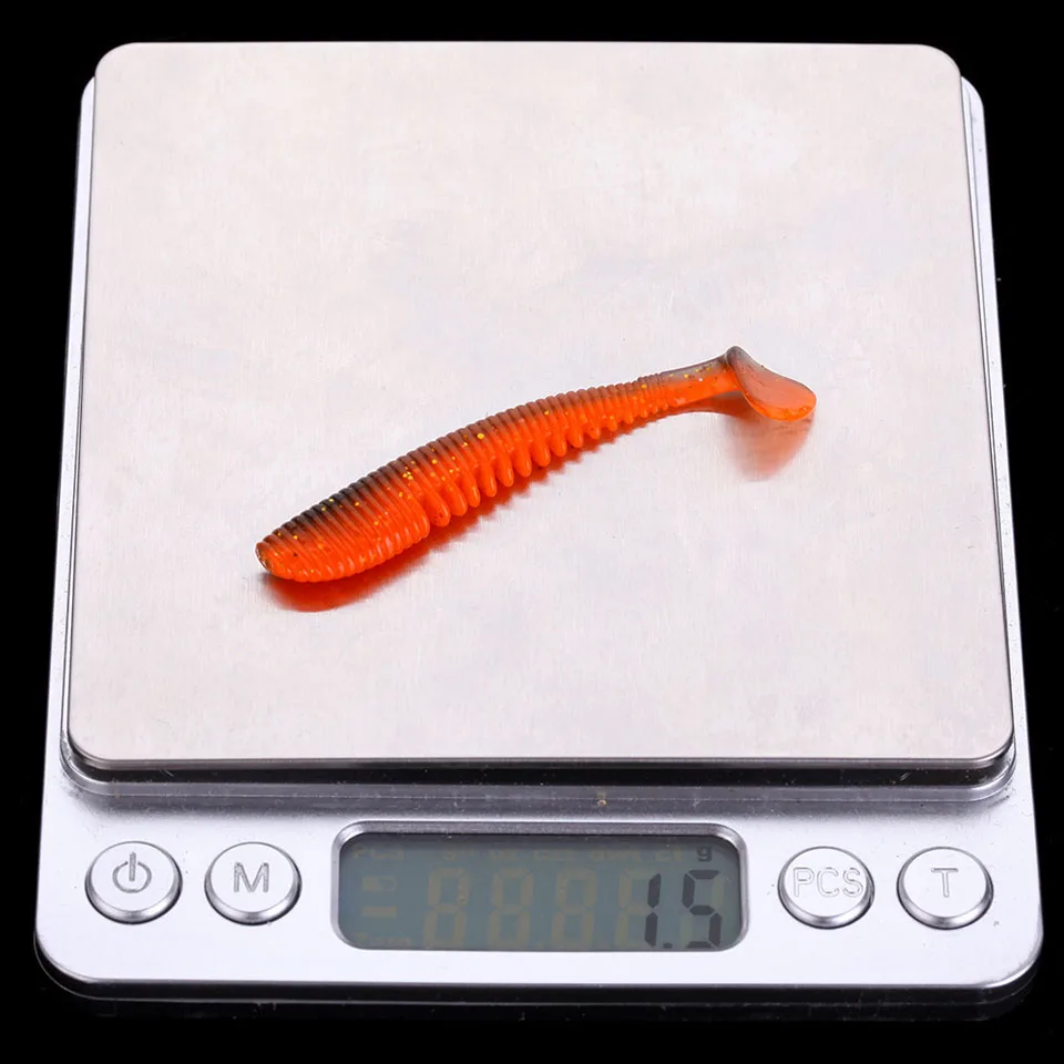 WALK FISH-Señuelos de pesca blandos, Wobblers, gusano, nimbaits de silicona, plantilla con olor a trucha, cebos artificiales falsos de agua dulce, 6,5/9/10/11cm - imagen 5