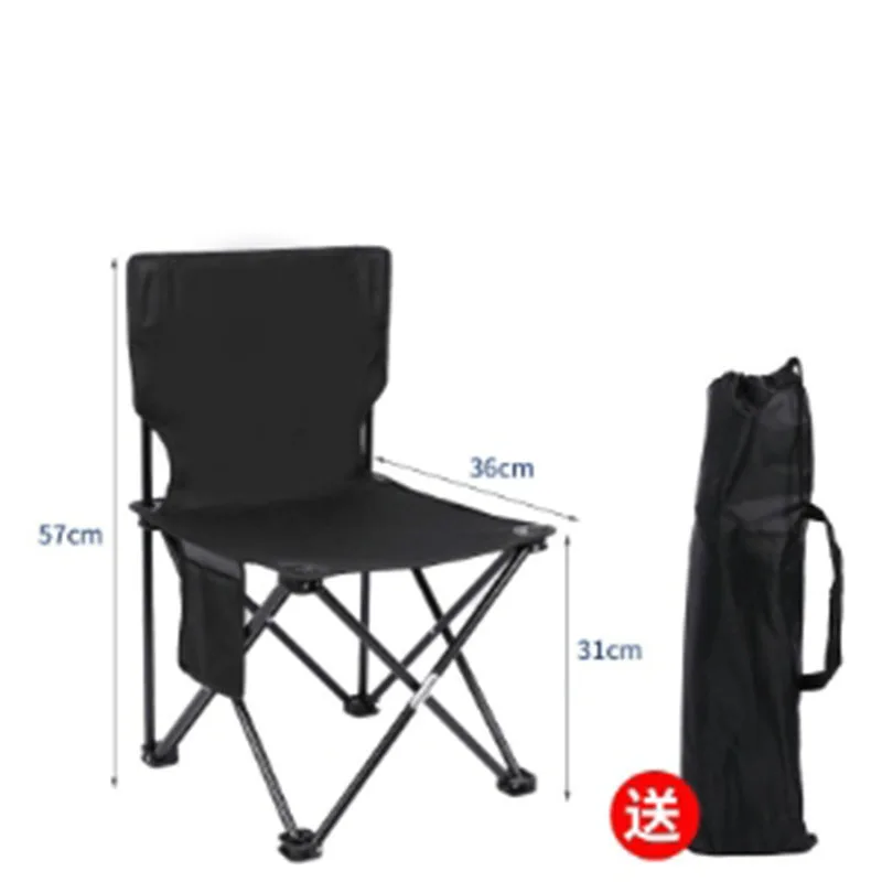 Silla plegable pesca portátil con bolsa – Ligera y cómoda - imagen 3