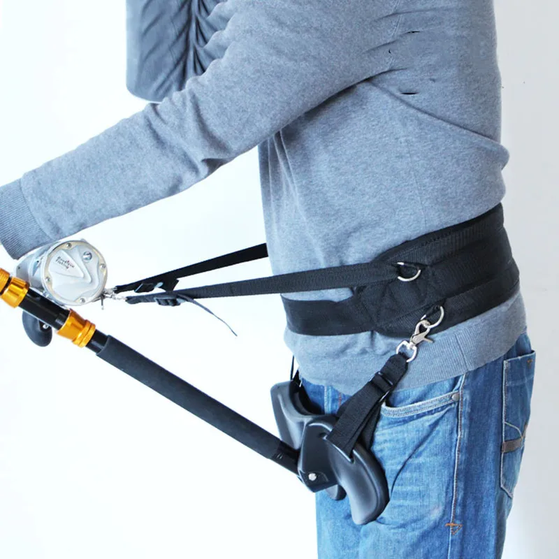 Soporte de caña de pescar para curricán de barco marino, Base ajustable, cinturón protector, chaleco, traje todo para peces grandes, protección de cintura superior - imagen 2