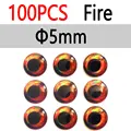 5mm Fire 100pcs
