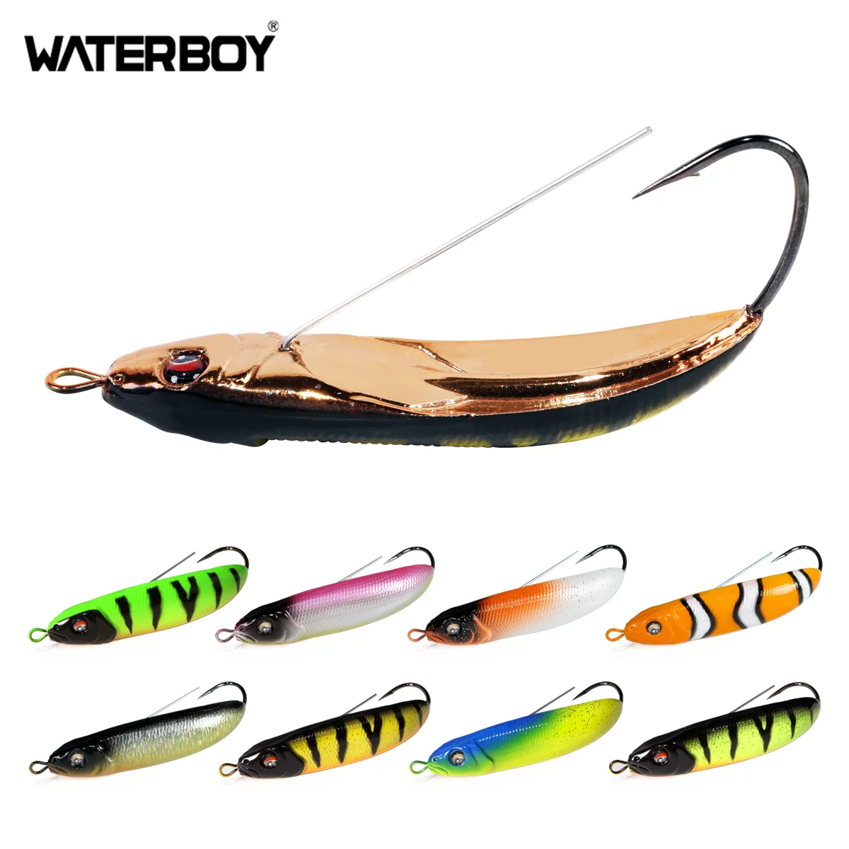Cuchara WATERBOY sin malezas – Señuelo para pesca deportiva - imagen 4