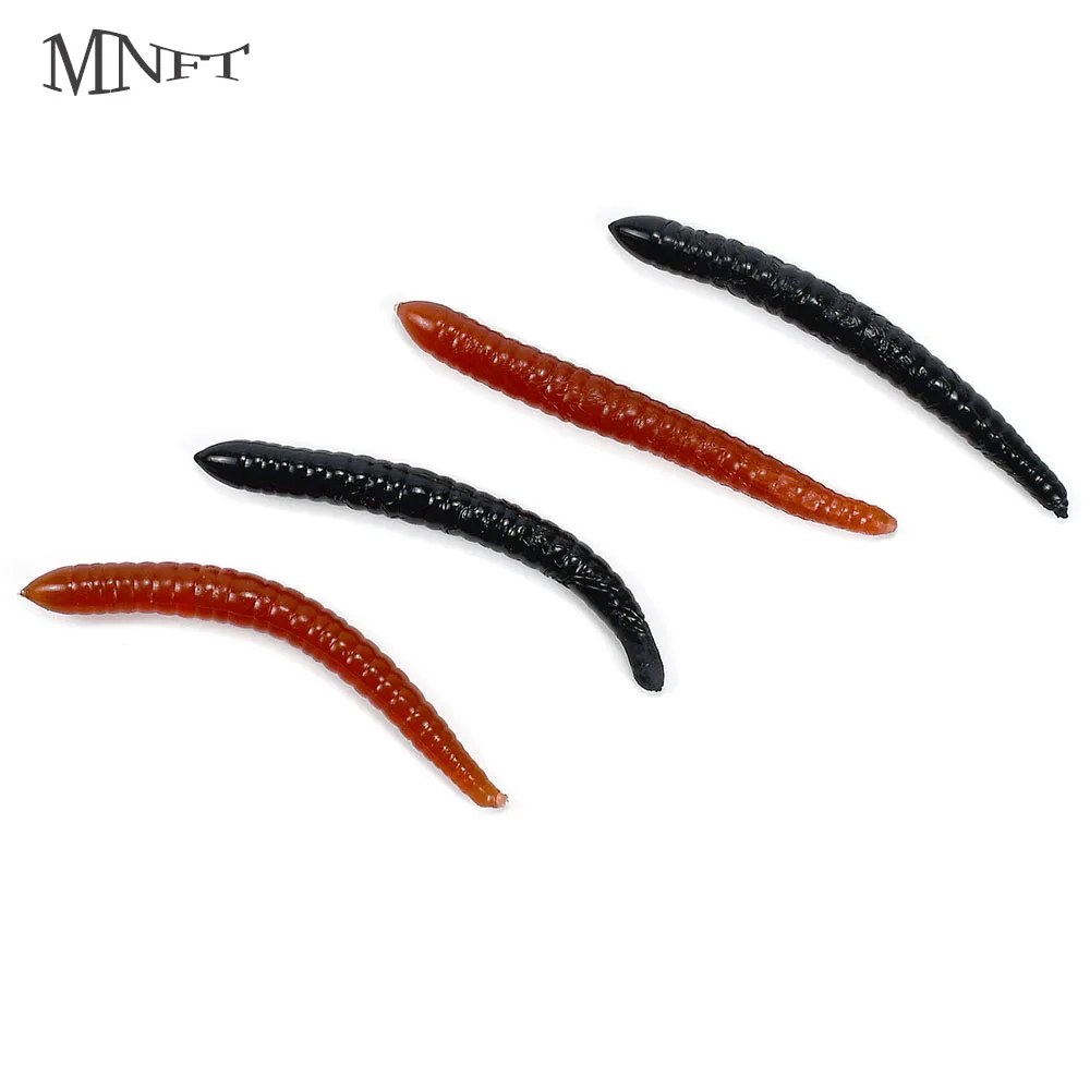15 Uds. Cebos blandos de gusano de hundimiento lento, 80mm, Señuelos de pesca artificiales, gusanos de mar, lombriz de tierra, señuelos blandos de pesca Wobblers - imagen 2