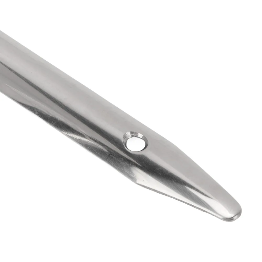 Protección de líneas Tamaños múltiples Rub Strake Acero inoxidable 316 Líneas de amarre plateadas Barco Rub Strake Uso marino - imagen 3