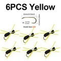 6pcs Yellow