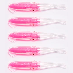 Señuelo calamar luminoso 12cm – Jig falda para pesca profunda