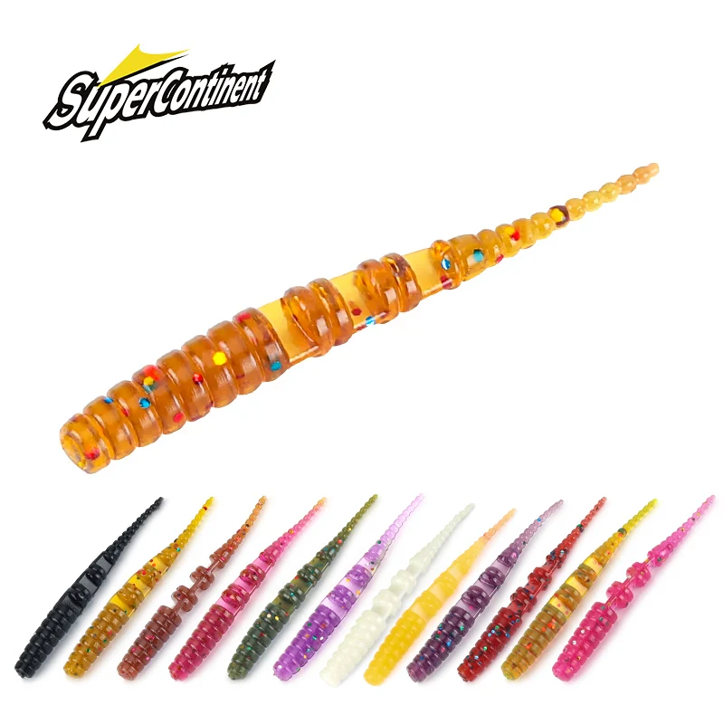 Supercontinent new30mm/50 Uds Señuelos de Pesca Polaris cebo Artificial suave aparejos depredadores Polaris señuelo que se hunde Pesca Pesca barata