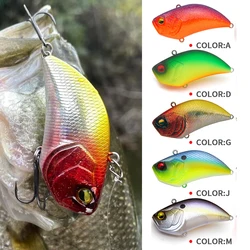 Señuelo de Pesca Crankbait Wobbler sin labios, 54mm/15g, hundimiento en hielo, nivel de vibración, señuelo Vib para Lucio, cebo duro, Pesca Isca