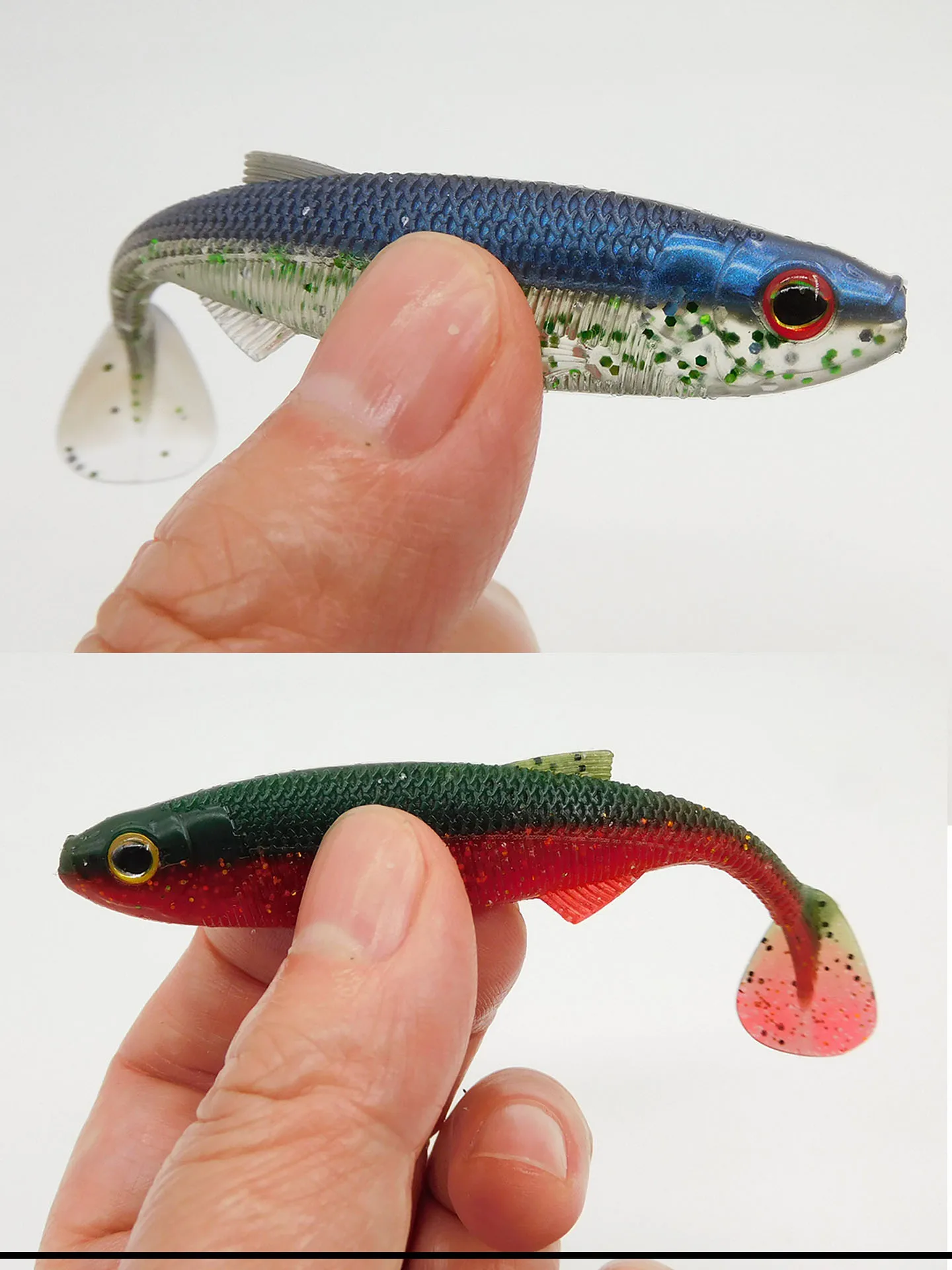 ESFISHING 2025 nuevo señuelo de pesca cebo suave ACTION SHAD 4in cebo artificial señuelo de plástico para Lucio perca lubina - imagen 2