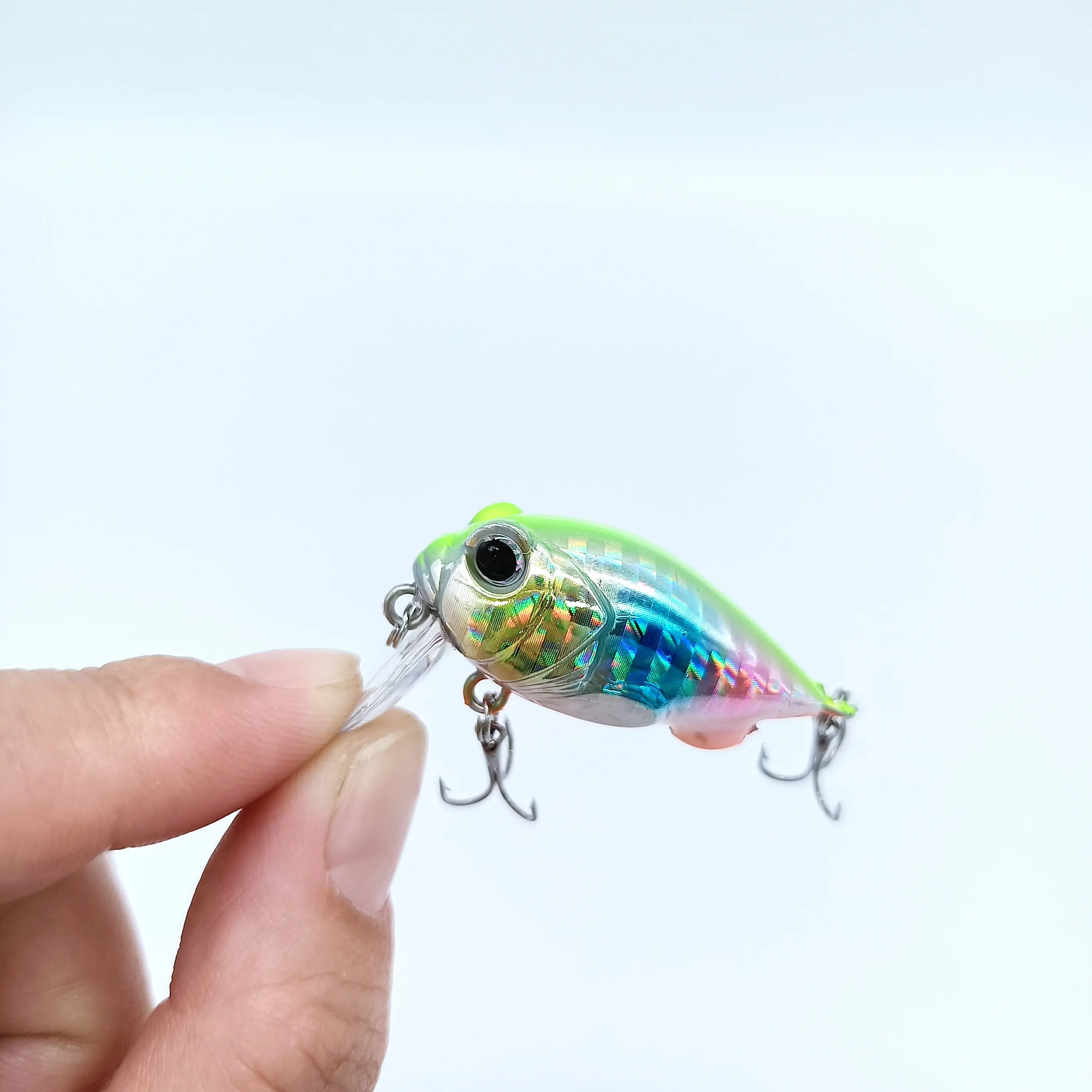 DUODUOYU-Señuelos de Pesca Crankbaits, cebo duro flotante de 5,2g/38mm, Isca Artificial Wobbler Bass Swimbait, aparejos de pesca, 1 piezas, nuevo - imagen 3