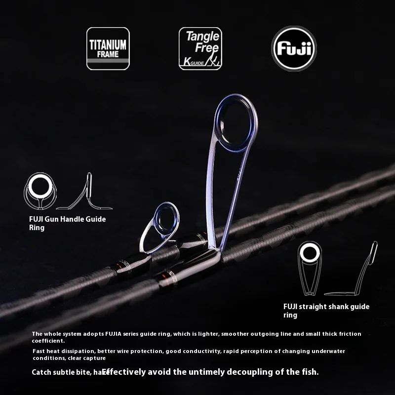 Caña de pescar Genius Lanstream Casting/Spinning XF Toray 36+45T - imagen 3
