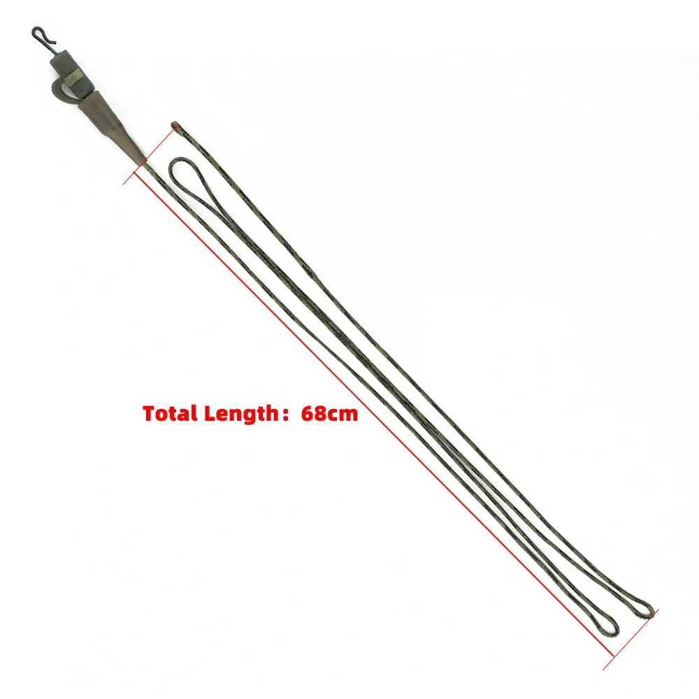 3x núcleo de plomo para pesca de carpa con aparejos de helicóptero, sedal de pesca trenzado para aparejos de carpa, Clips de plomo - imagen 4