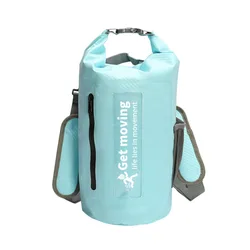 Bolsa seca impermeable de 20L con correas para los hombros, bolso tipo cubo para natación de gran capacidad, mochila de playa plegable ligera, playa de verano