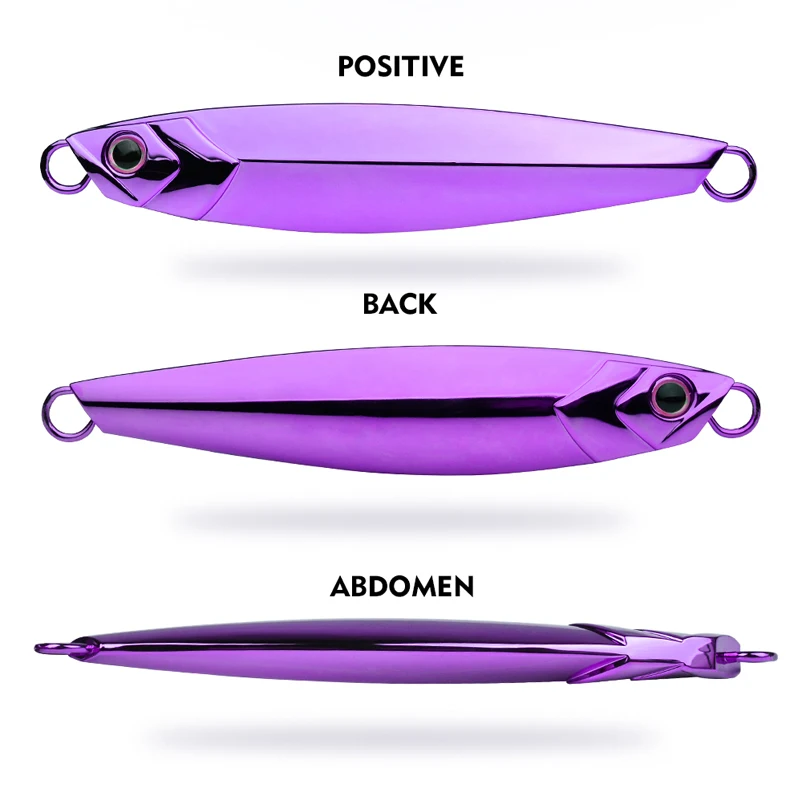 PROBEROS-cuchara de Metal para Jigging, señuelo de Pesca de Mar de arrastre fundido, cebo duro Artificial, Lurre, 52g-1,8 oz, 1 unidad - imagen 5