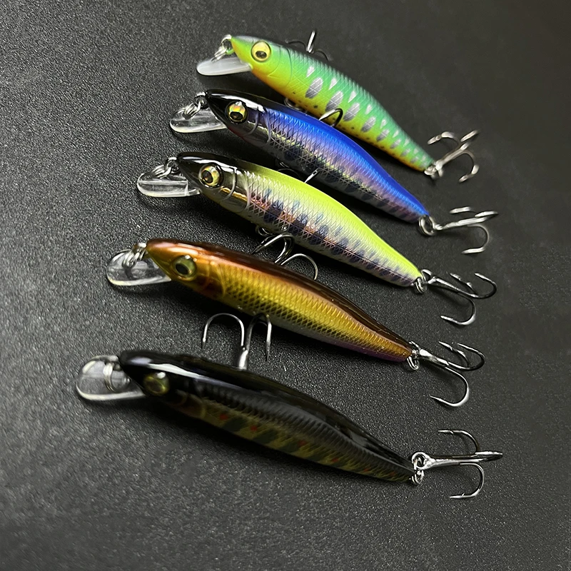 58mm 3,9g Mini Señuelos de Pesca de pececillo hundido Pesca Wobblers para Peche Bass cebo duro Artificial Jerkbait trucha Swimbait aparejos - imagen 4