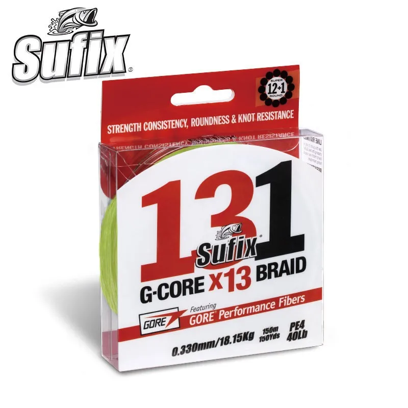 Sufix 131PE 150m alambre 13 hebras trenzado largo lanzamiento señuelo línea de pesca trenzada especial línea principal equipo de pesca - imagen 5