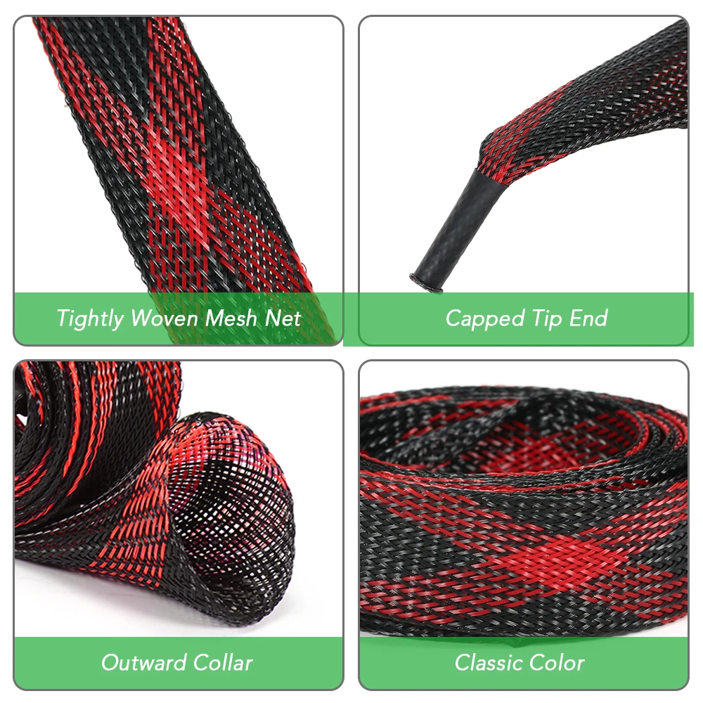 Funda protectora para caña de pescar, Protector de guante elástico para caña de pescar, 10 paquetes de 170cm - imagen 3