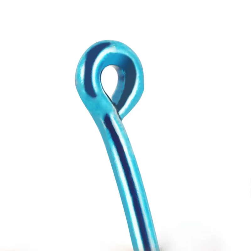 Anzuelos de Pesca con púas y mango largo, anzuelos de Pesca de 200 piezas, color azul - imagen 3