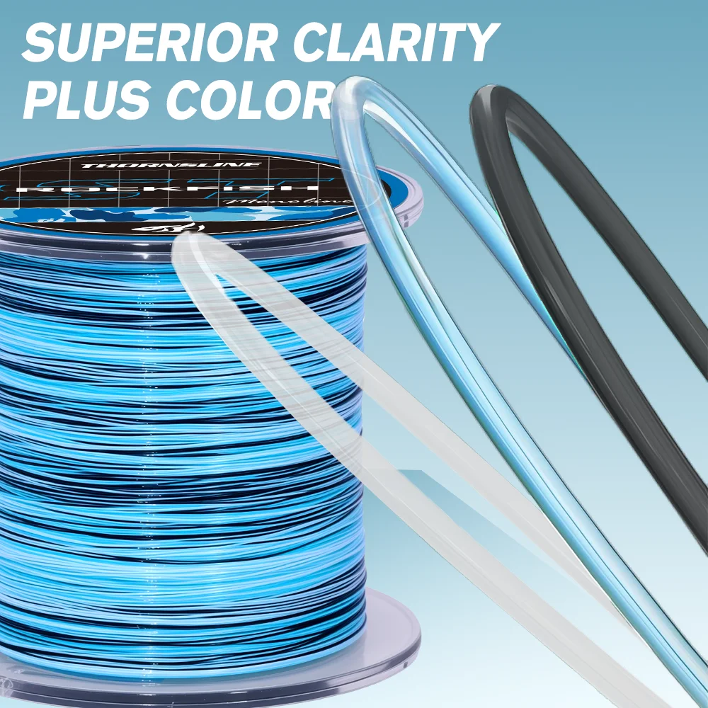 Thornsline-sedal de pesca semiflotante de monofilamento de tres colores, alta resistencia, antistrappo, accesorios de pesca en caña de mar, 300m - imagen 4