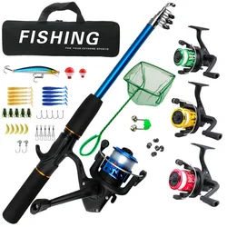 Kit pesca completo cañas carretes señuelos - Accesorios básicos