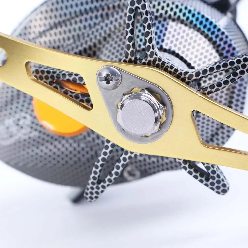 Accesorios de pesca de carpa mano derecha 7,2: 1 carrete de pesca Baitcasting de fibra de carbono 10KG carrete giratorio de arrastre máximo rueda de pesca - imagen 2