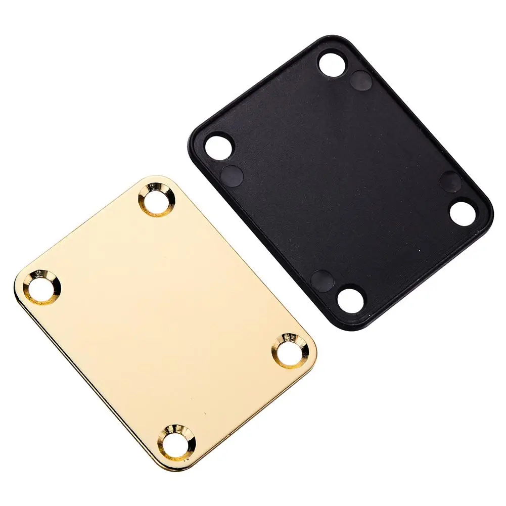 Placa de cuello de retenedor de cuerda de árbol de rodillo de guitarra eléctrica, placa de enchufe Jack cargada para piezas de repuesto de guitarra - imagen 2