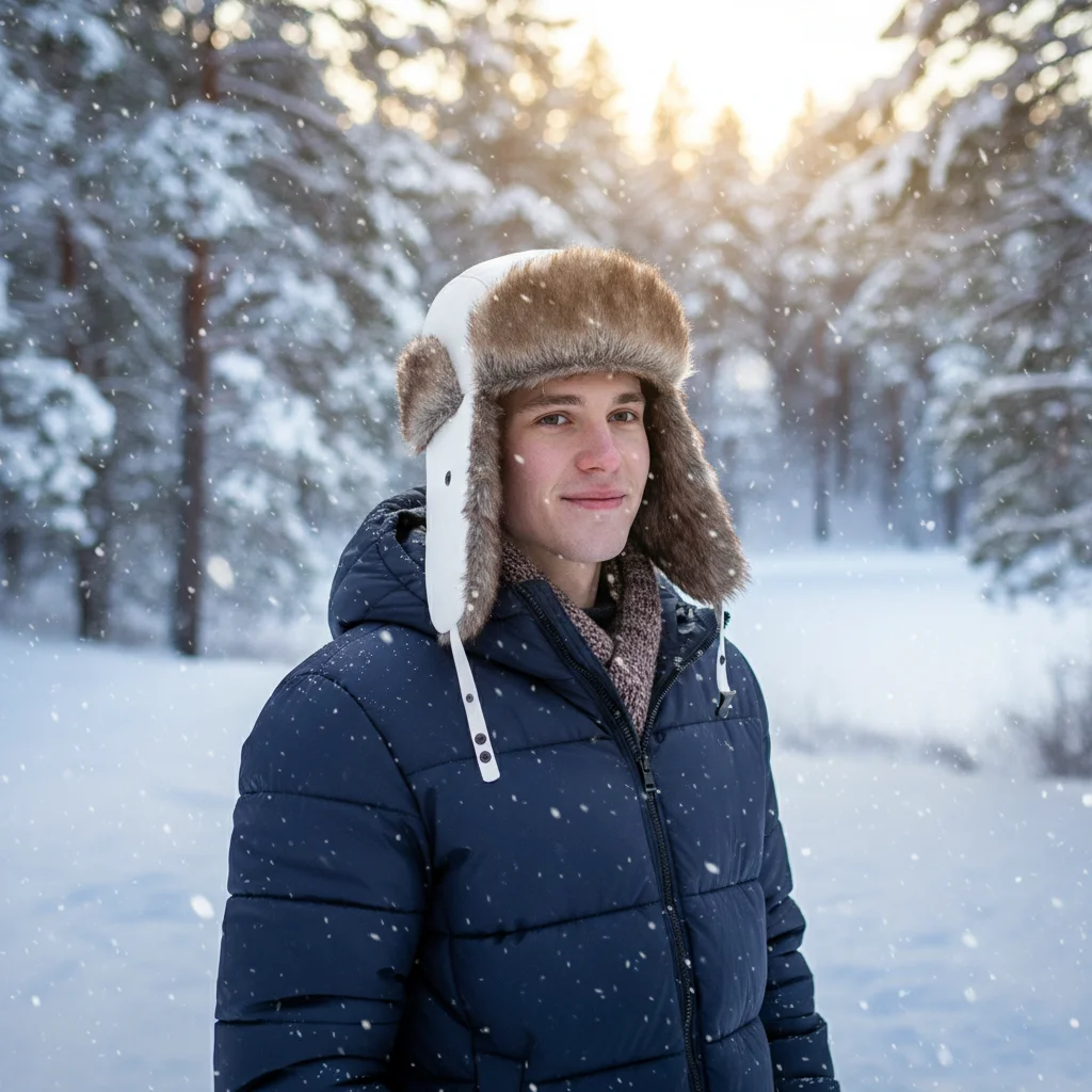 Gorro impermeable con orejeras ajustables para frío y viento - imagen 4