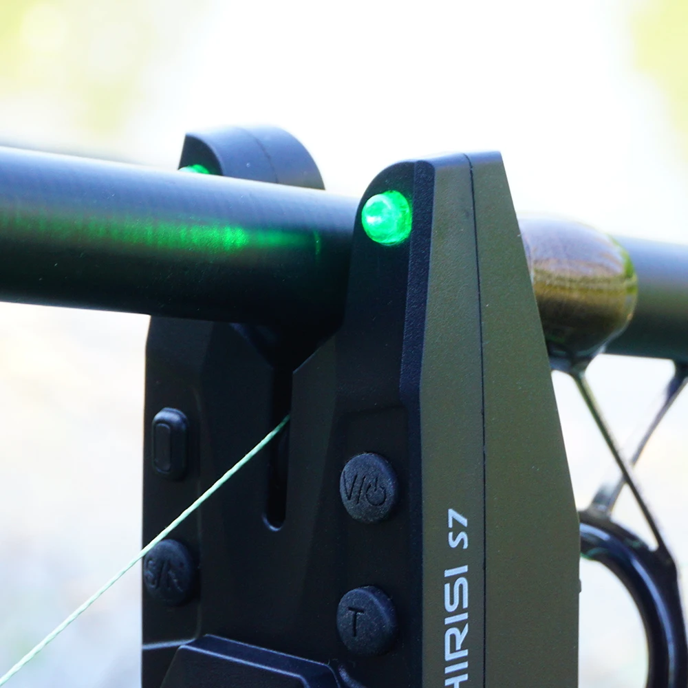 Hirisi-sistema de alarma de pesca inalámbrico, 2 uds. De alarma + 1 receptor con 2 uds. Swingers, accesorios indicadores de pesca impermeables - imagen 5