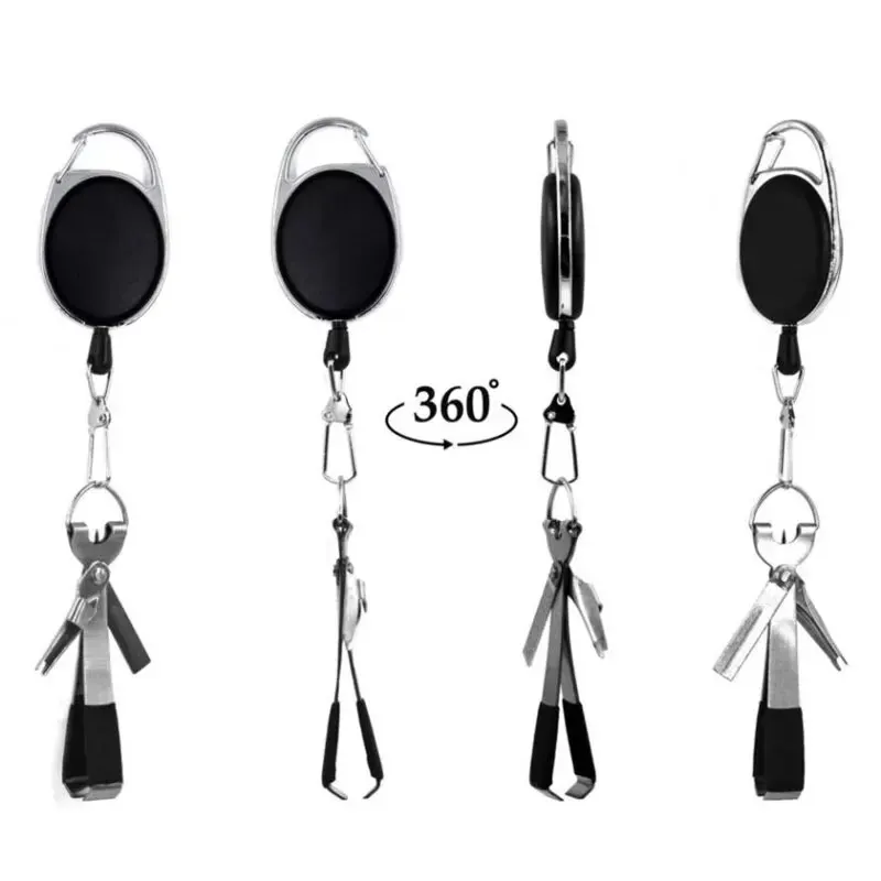 Herramienta de atado de nudos rápidos para pesca, cortador de línea rápida, cortaúñas para moscas, tijera portátil de acero inoxidable, aparejos de pesca - imagen 3