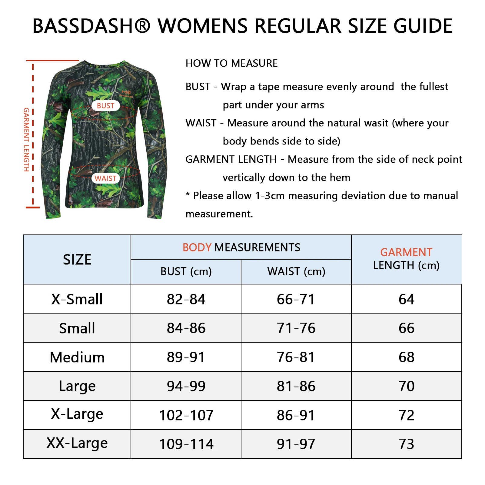 Bassdash Camisa de caza de camuflaje para mujer de manga larga UPF 50+ Protección solar Camiseta de rendimiento pesca Senderismo - imagen 3