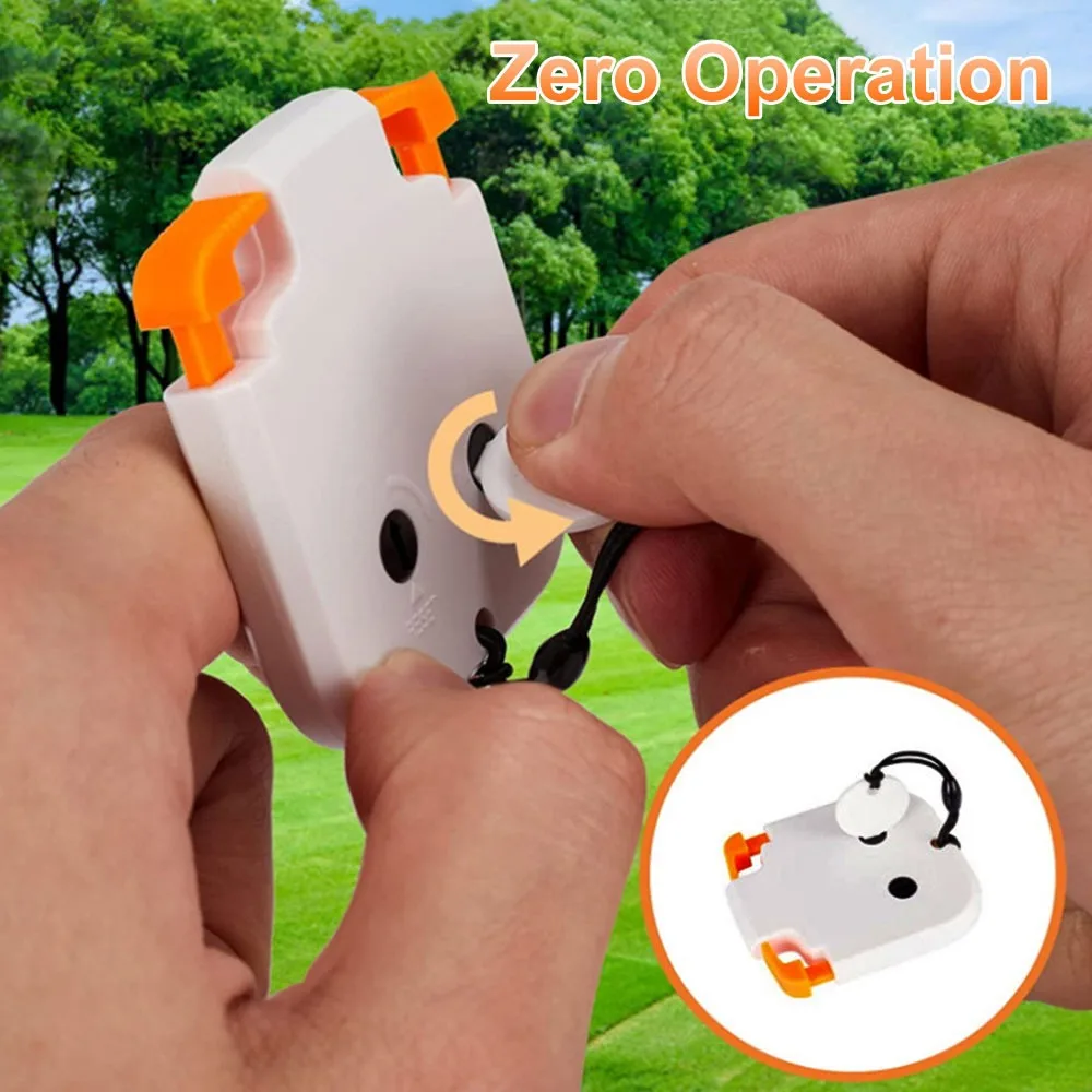 Con llavero, ayuda para entrenamiento de Golf, contador de puntuación de Putt, cuenta de Golf con llavero, cuenta de tiro de Golf, guardián de puntuación de dos dígitos - imagen 2