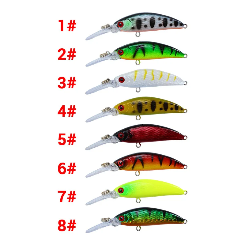 Señuelo De Pesca De manivela, cebo Wobbler De 7cm/6g, Minnow Isca Artificial, señuelo De manivela, aparejo De Pesca De Lucio - imagen 5