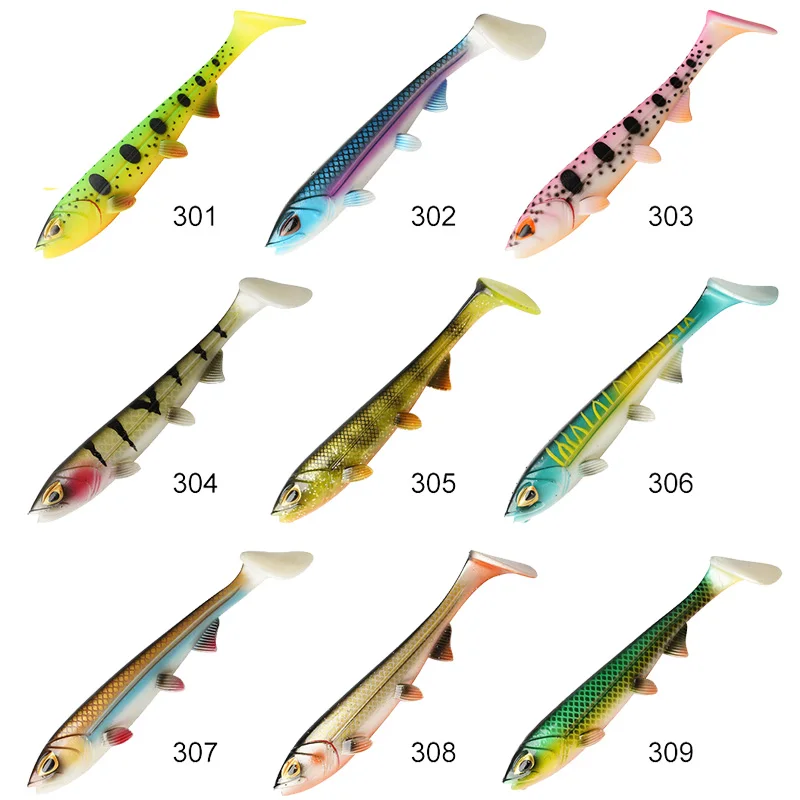 Noeby-señuelo blando para pesca de Lucio, 15cm, 26g, 19cm, 55g, 24cm, 101g, 28cm, 165g, hundimiento, Pro Swimbait, silicona, gran juego, cebo blando de pesca - imagen 3