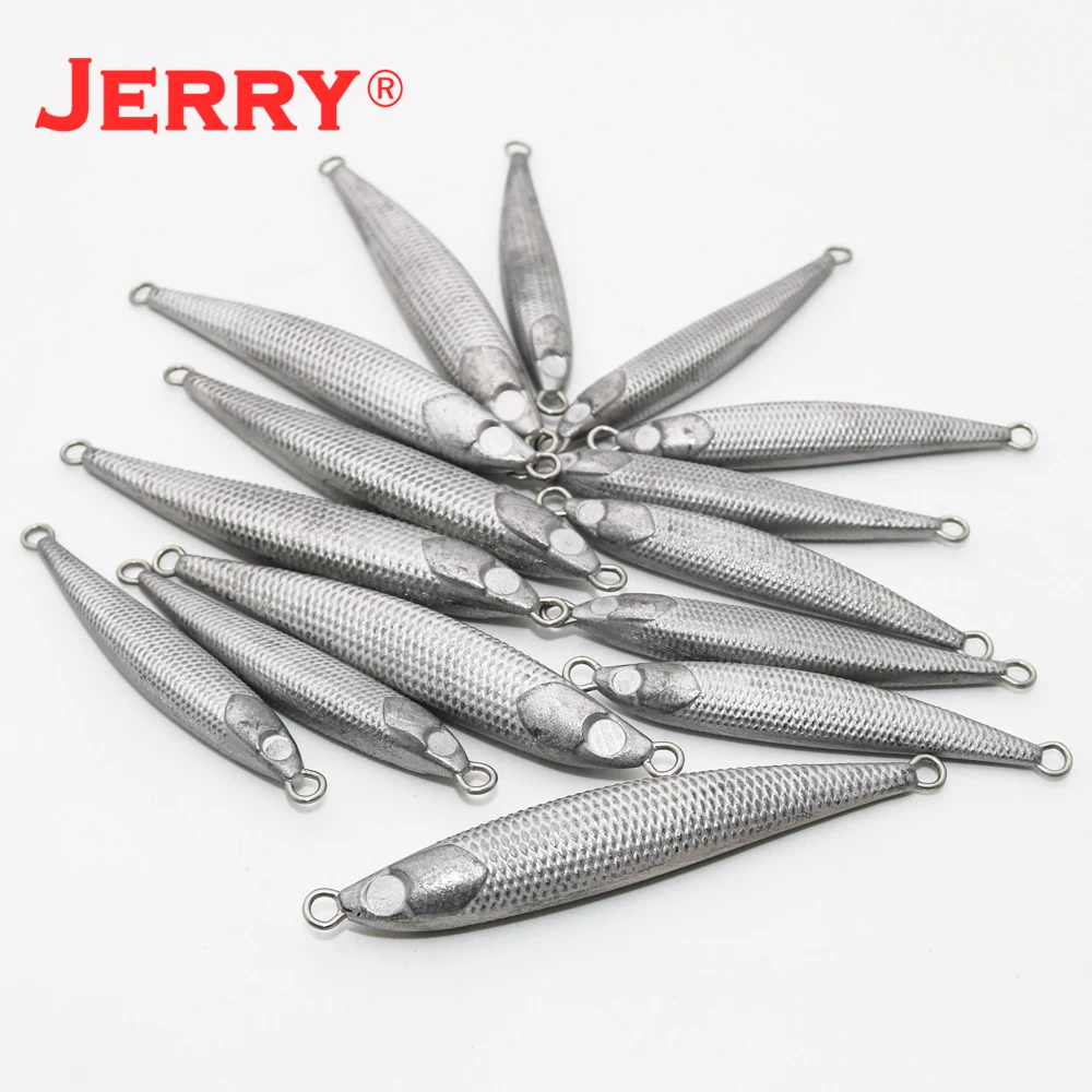 Jerry DEVIL 20G 40G sin pintar Metal fundido Jig cuchara Shore Casting Jigging pescado lubina señuelo de pesca aparejos de cebo Artificial - imagen 4