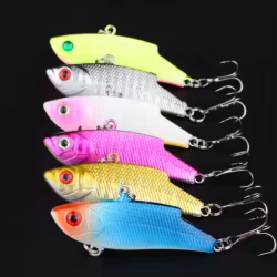 Cebos duros artificiales, Wobbler con vibración, Crankbait, cebo de Pesca para lubina, perca, 1 ud.