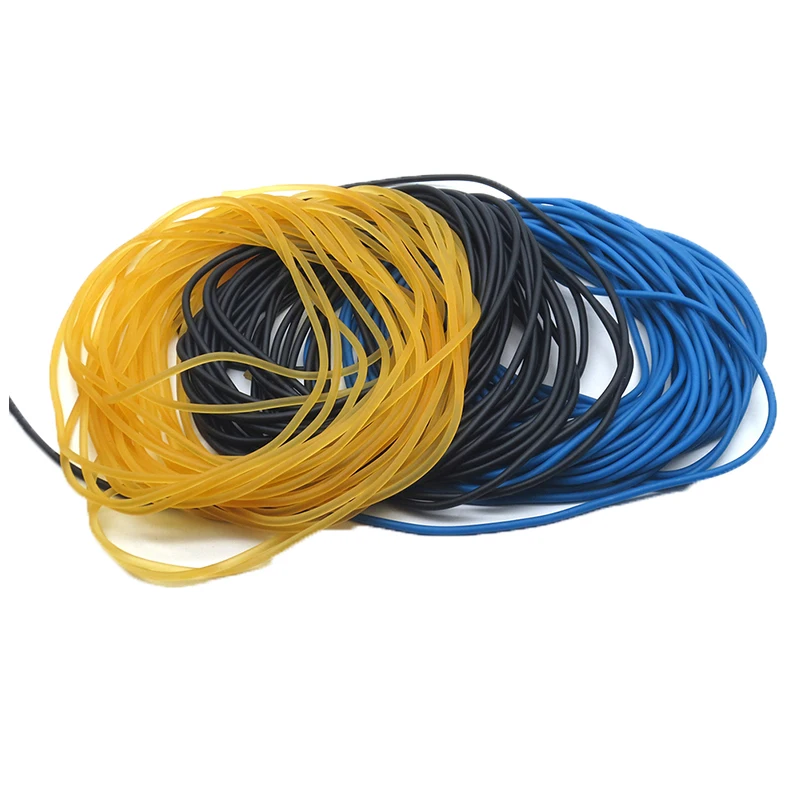 20M una pieza de diámetro 1,6 2,0 2,5 2,8 3,0mm línea de goma elástica sólida para pescar cuerda elástica redonda de nivel tradicional - imagen 5