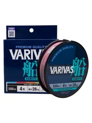 Varivas Línea Trenzada PE 8 Hebras Multicolor para pesca en barco