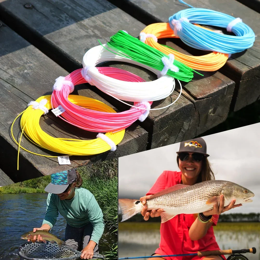 Sougayilang Línea flotante Weight Forward para pesca con mosca de trucha - imagen 4