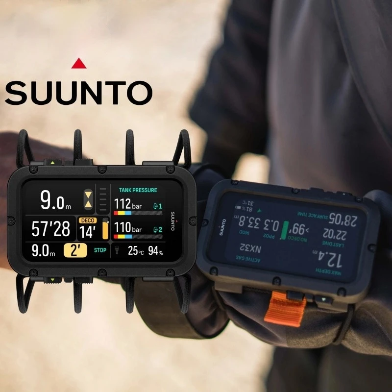 Suunto Nautic Ordenador de Buceo – Correa elástica y pantalla grande