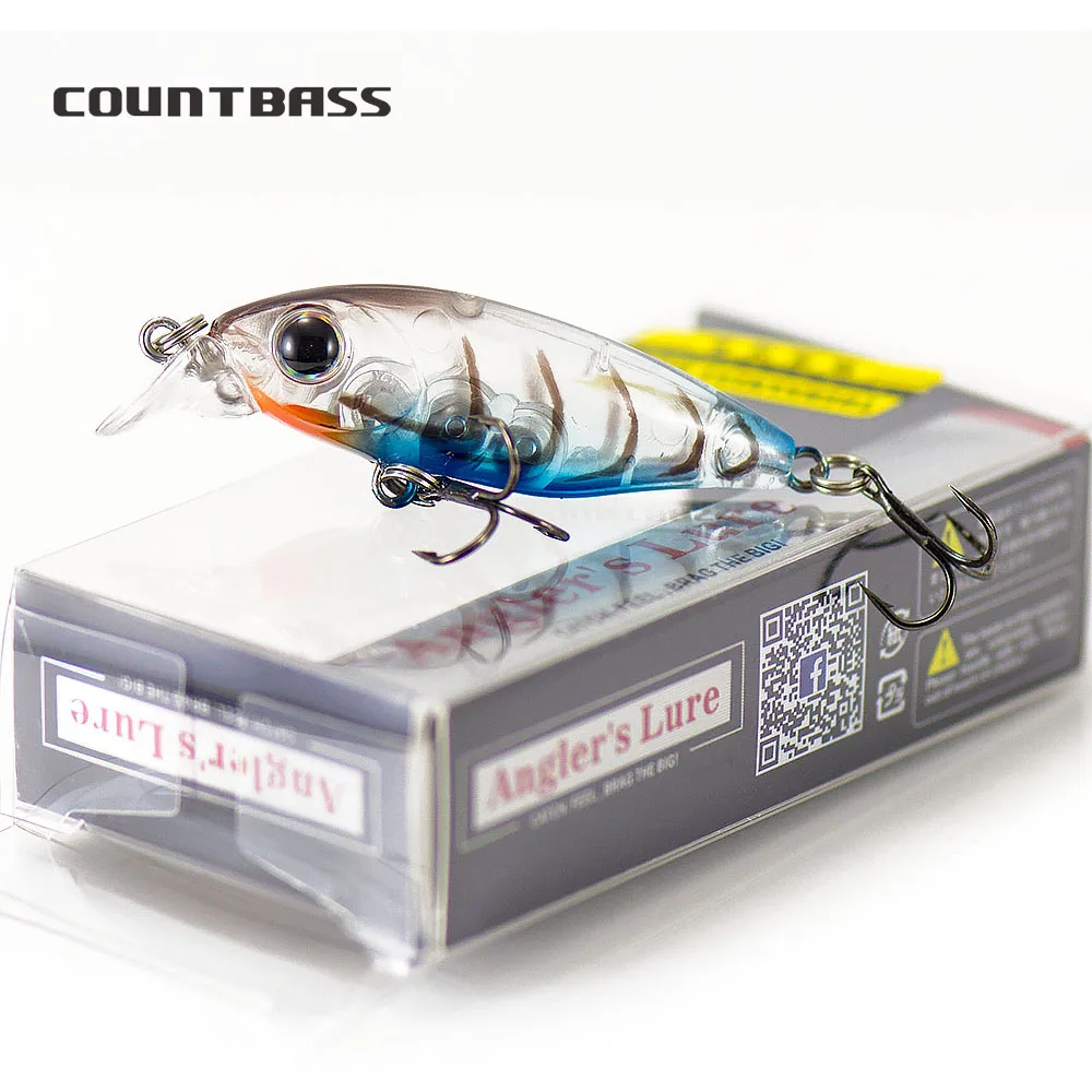 COUNTBASS Afundando Minnow Hardbaits Señuelos de pesca Wobblers Crankbaits Señuelo de pescador 45 mm 4,1 g