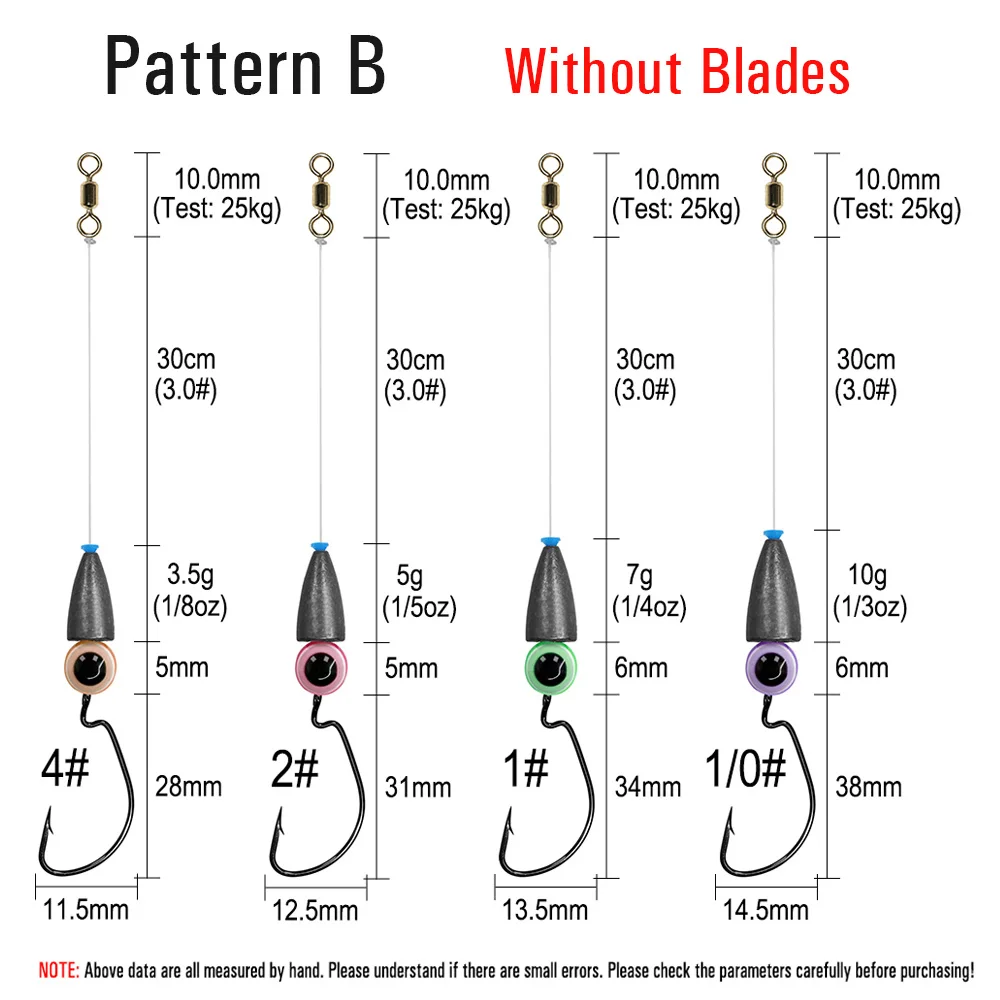 Wifreo Texas Rig Set Carolina Rig Kit accesorios de pesca de lubina anzuelo de manivela aparejos de pesca de carpa Boilies listos cebo señuelo de pesca - imagen 3