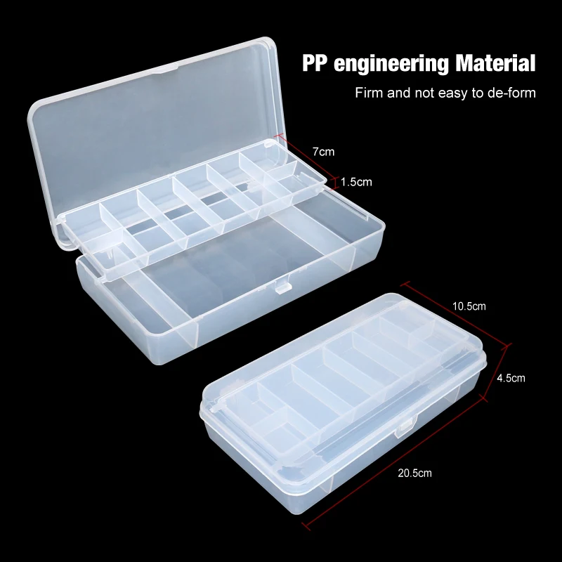 Caja de aparejos de pesca multifunción, organizador de almacenamiento de plástico de doble capa, cajas de cebo con gancho, accesorios de pescador, caja de herramientas para carpa - imagen 3