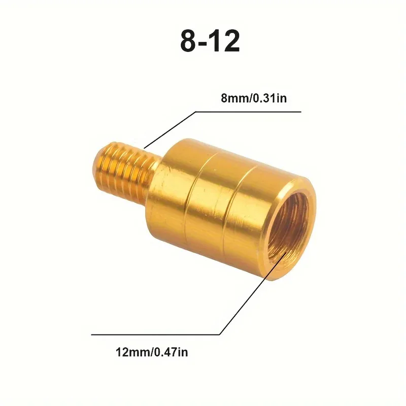 BRAVMACK-conector de cápsula de caña de red de pesca M6/M8/M10/M12, adaptador de cabeza de red de tornillo, piezas de red de aterrizaje de pesca - imagen 5