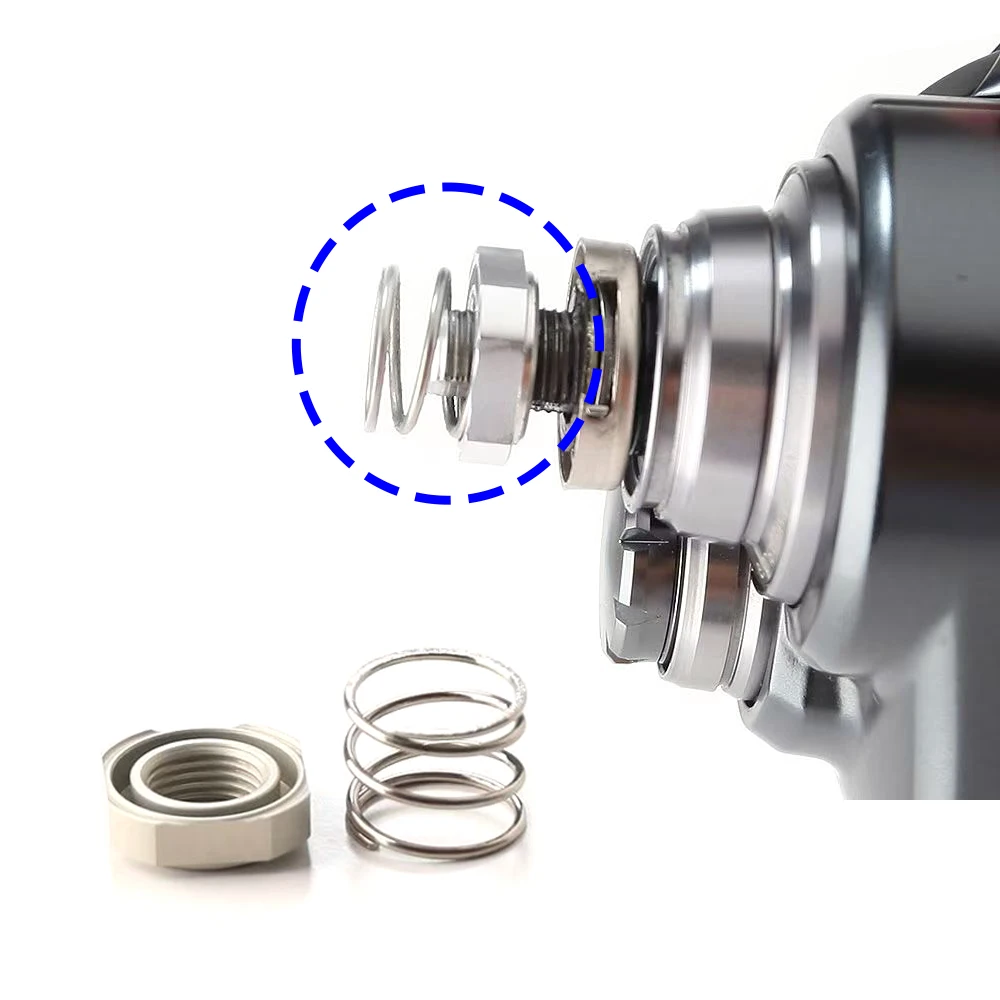 Carrete de fundición de cebo, tuerca de bloqueo de arrastre de estrella y resorte para DAIWA STEEZA/ZILLION/MORETHAN/ALPHAS/SILVER CREEK/TATULA, pieza de repuesto para carrete de pesca - imagen 5