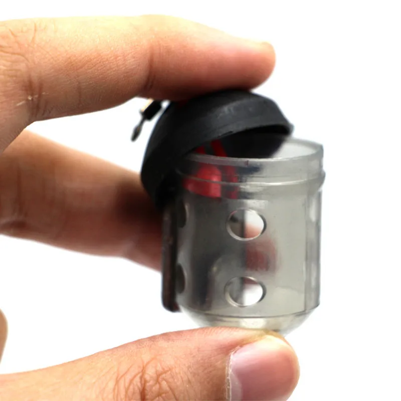Aparejos de pesca de 1 piezas y 29g, jaula alimentadora, señuelos redondos, aparejo de recarga, anzuelo, cebo, funda envolvente en línea para carpa, accesorios de herramientas de pesca - imagen 2