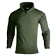 army green shirt
