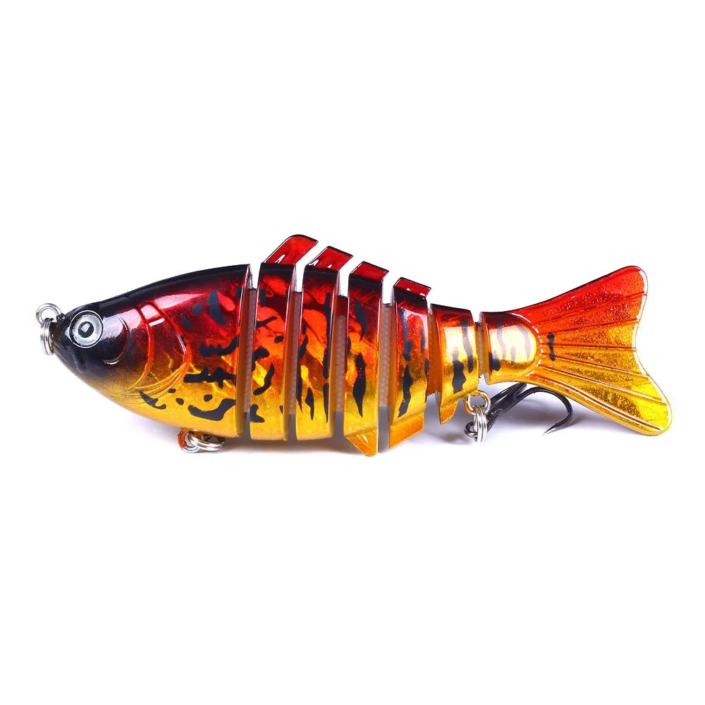Swimbait multiarticulado 7 secciones – Señuelo hundible para lubina - imagen 4