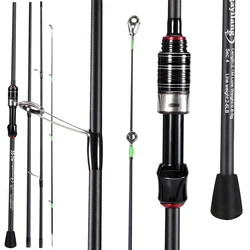Caña Spinning Sougayilang Ultraligera 4 Tramos – Carbono Trucha