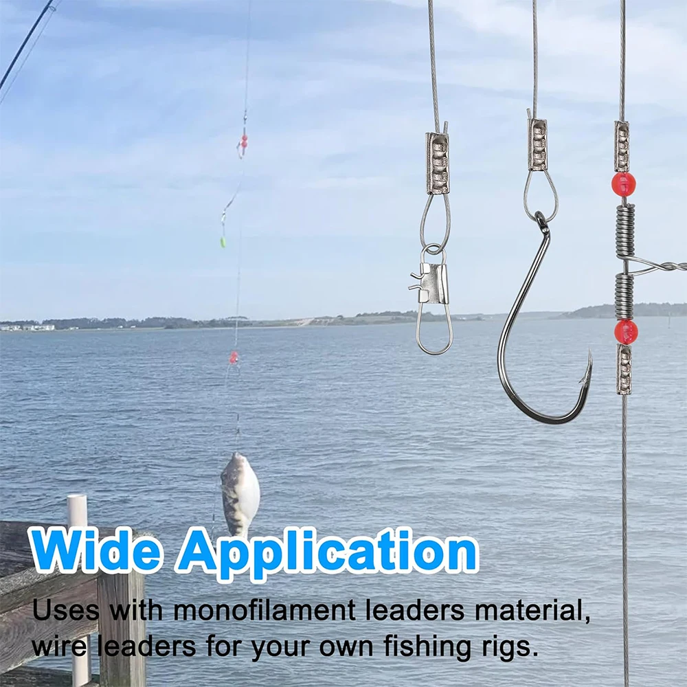 Sistema de crimp de doble barril para pesca